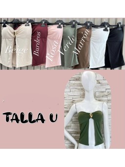 Top Licra con cascos